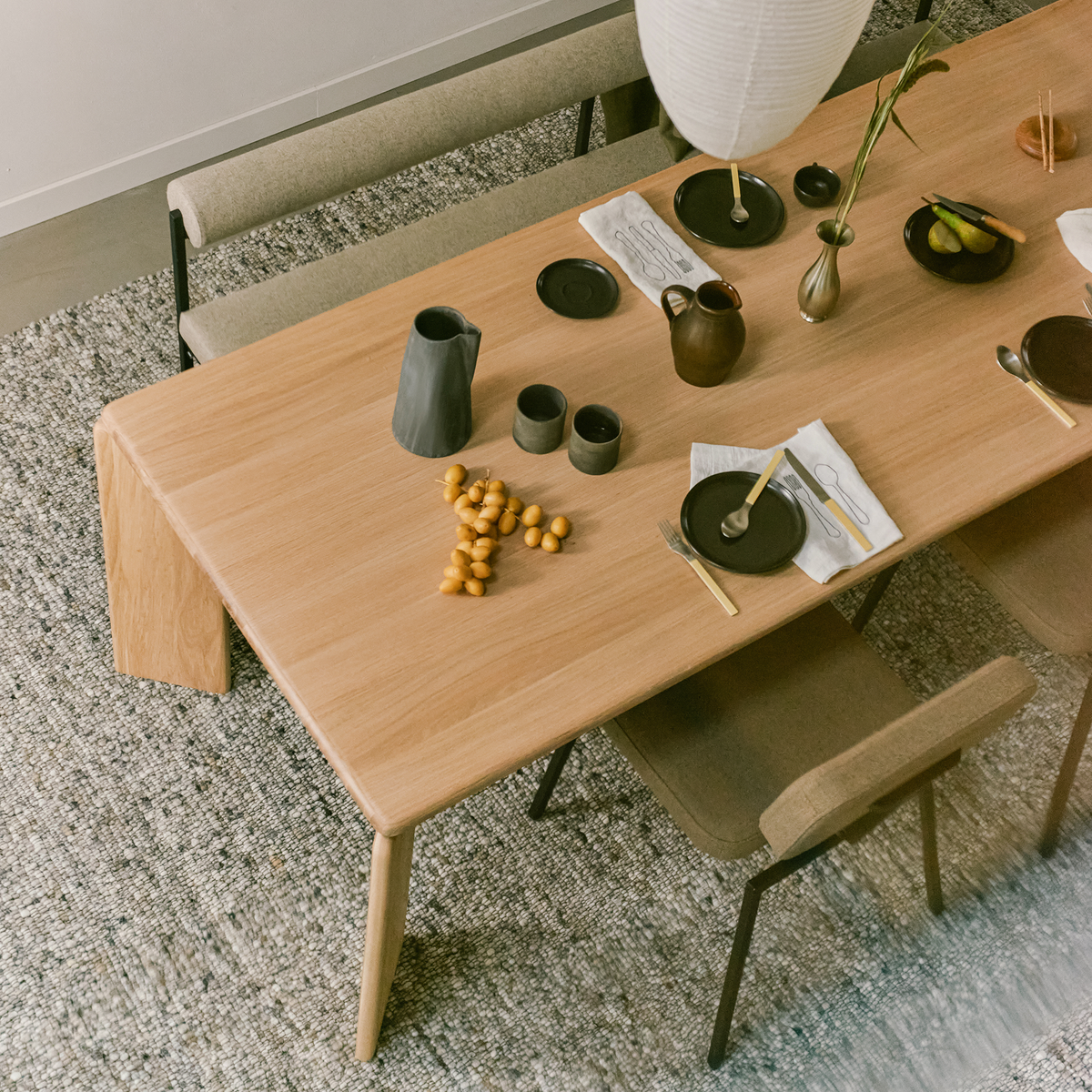 Soft tafel eiken naturel lak, rechthoekig