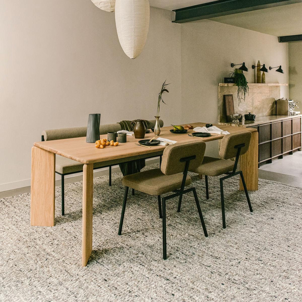 Soft tafel eiken naturel lak, rechthoekig