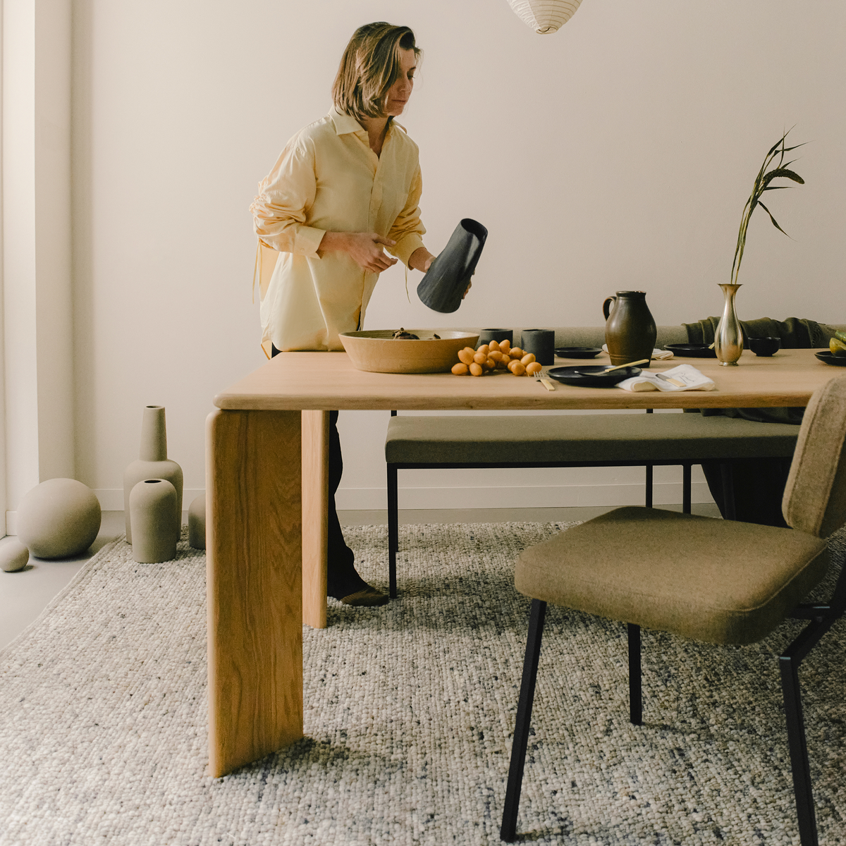 Soft tafel eiken naturel lak, rechthoekig