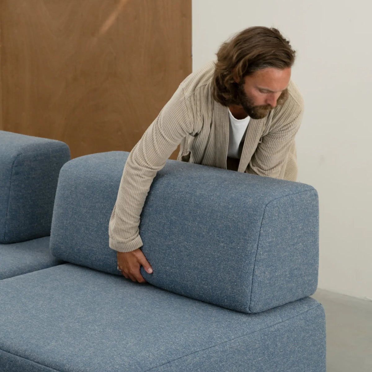 Brick sofa - Chaise longue left