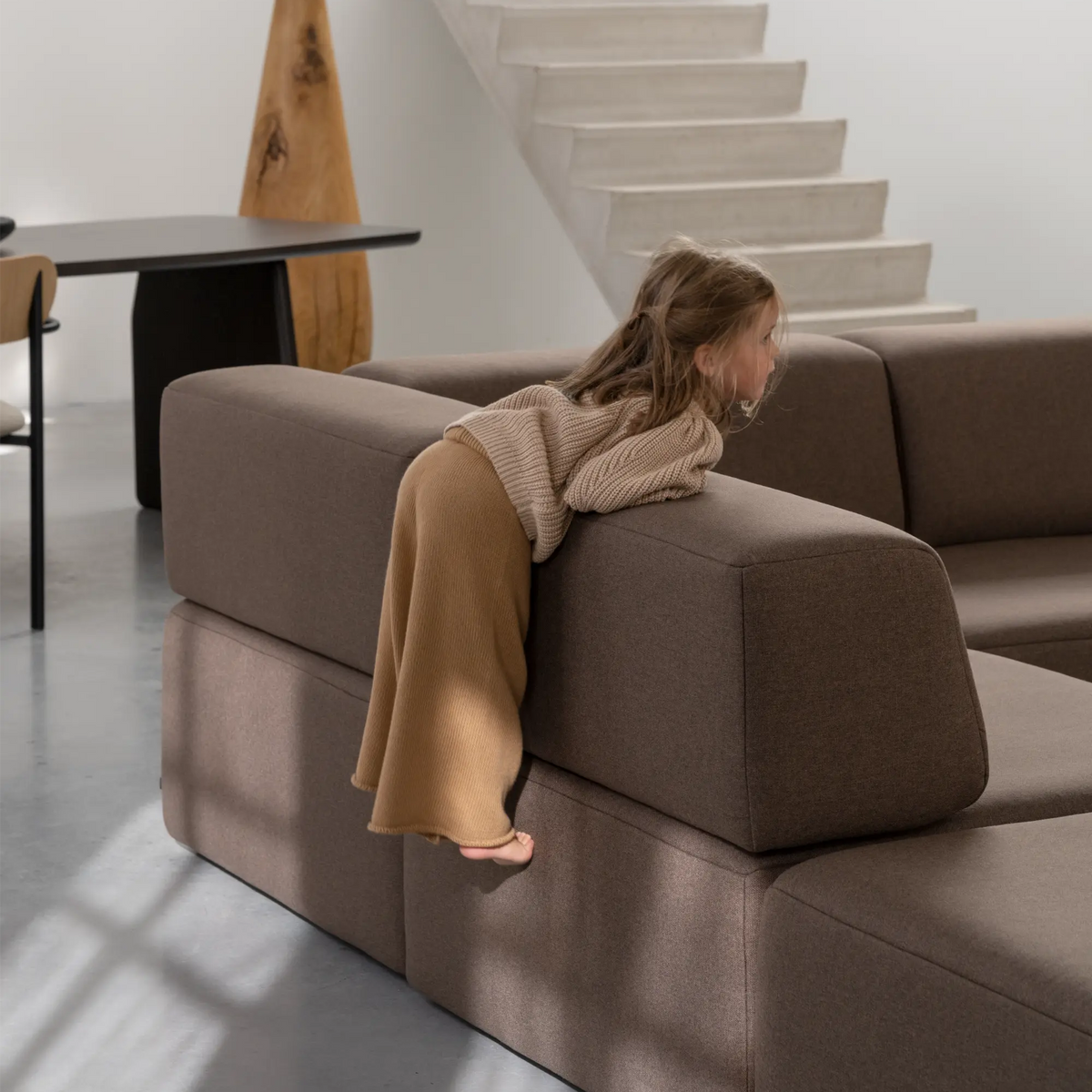 Brick sofa - Chaise longue left