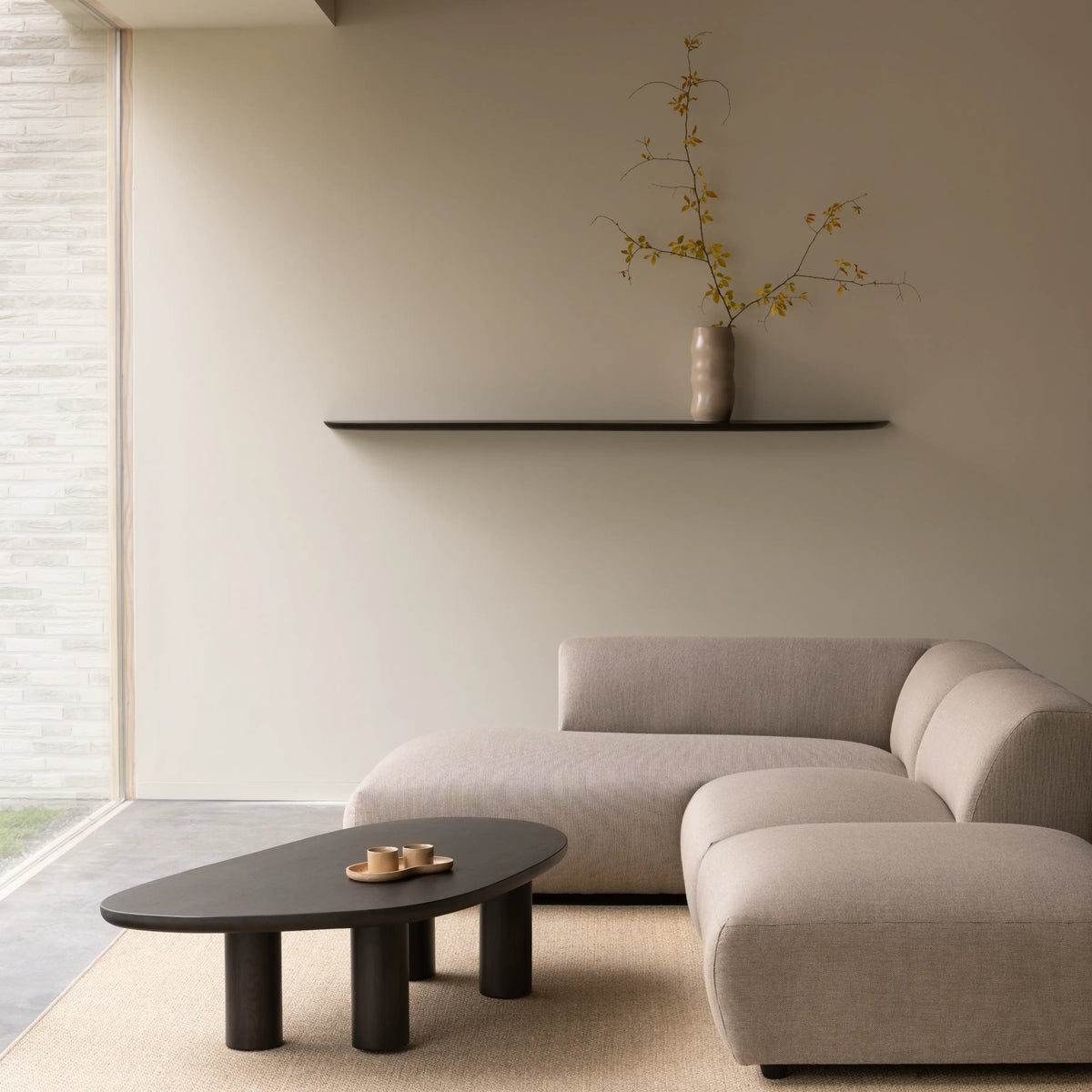 Blob wall shelf 200cm