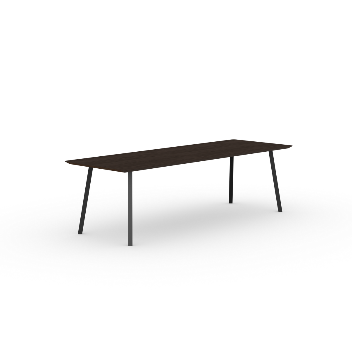 New Classic table black, smoked oak rectangular