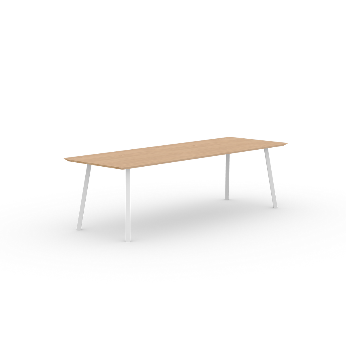 New Classic table brown, natural light oak rectangular