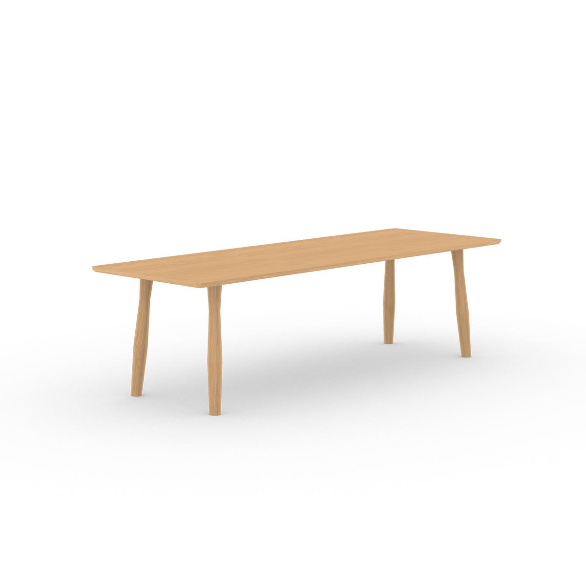 Danish dining table oak natural light, rectangular